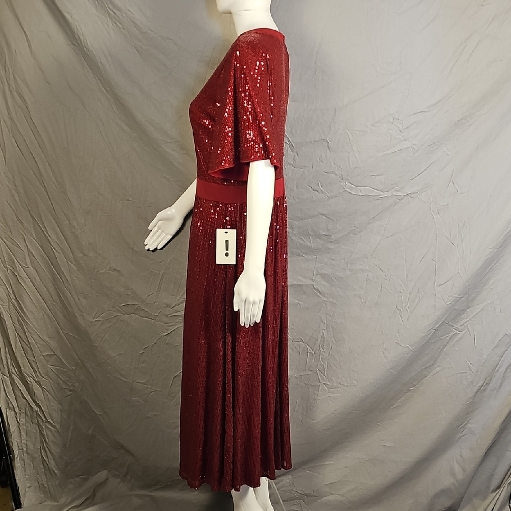 Grace Karin Red Sequin Dress - Picture 8 of 9